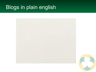Blogs in plain english 