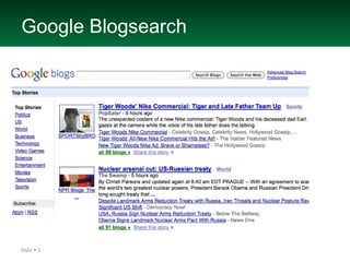 Google Blogsearch Slide     