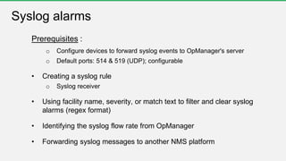 Free OpManager training Part 4 - Fault Management and IT automation | PPTX