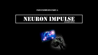 Neuron impulse
pain pathways Part 4:
By Karen Riffel
 