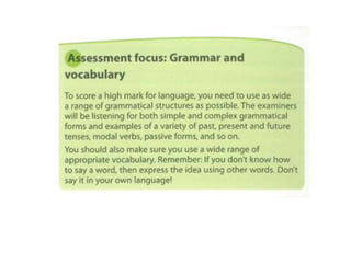 FCE Part 4 speaking 