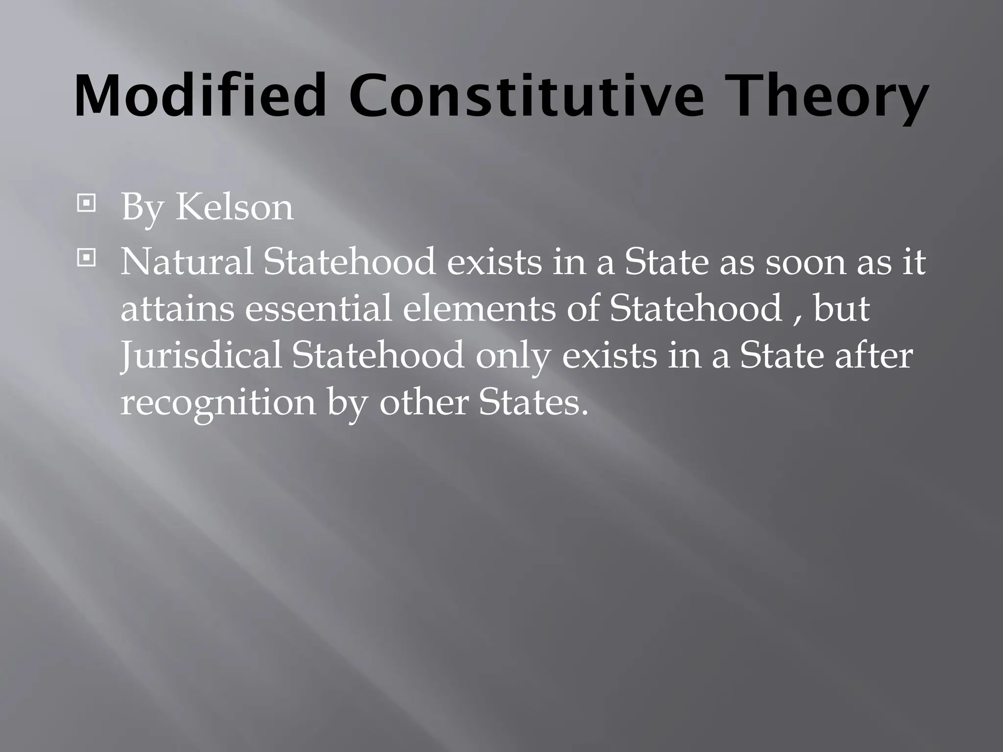 Part 4 State Recognition for PIL-LLB-3rd Year | PPTX | Law