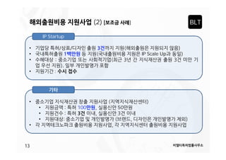 (2)

BLT

]

IP Startup
)

•
•
•

IP Scale Up

)

),
:

•

)

•
•
•
•
•

13

100

50
)

 