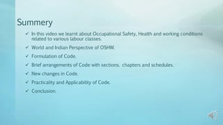 Osh Code Abstract CODE ON OSH 2020 | PPTX