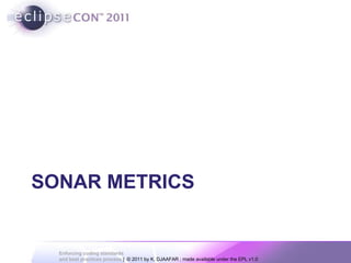 SONAR METRICS 