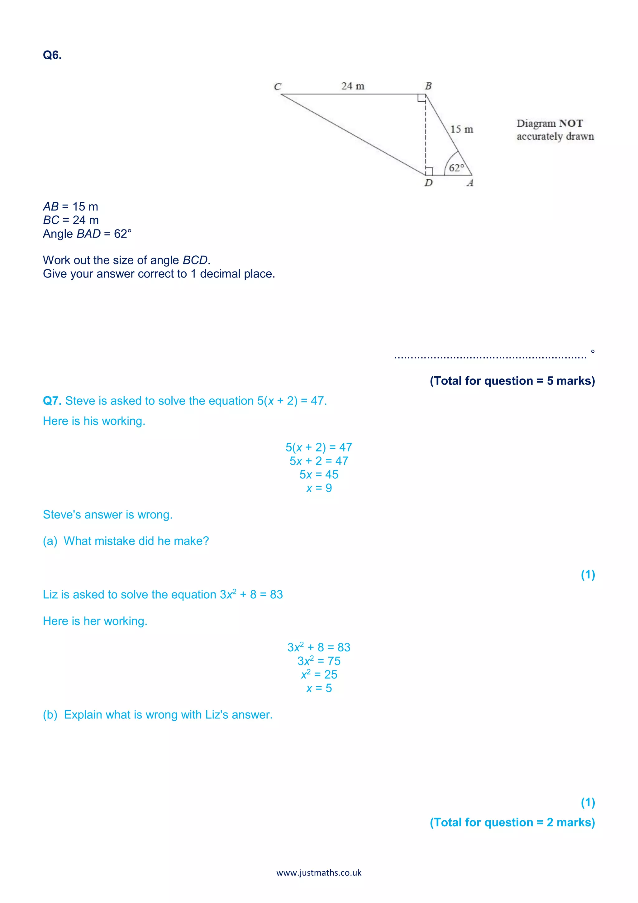 Part 5 final countdown - questions | PDF