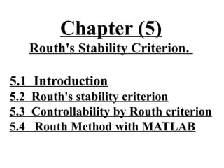 Edward Routh Stability Methods Part5 - Routh Stability.pdffffffffffffffccccccxxcvv | PDF