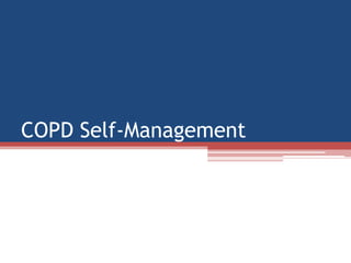 COPD Self-Management
 