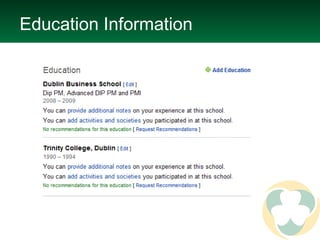 Education Information
