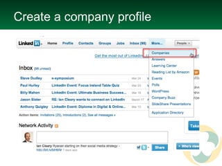 Create a company profile