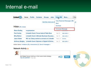 Internal e-mail Slide 