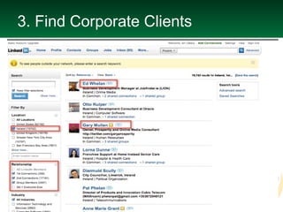 3. Find Corporate Clients