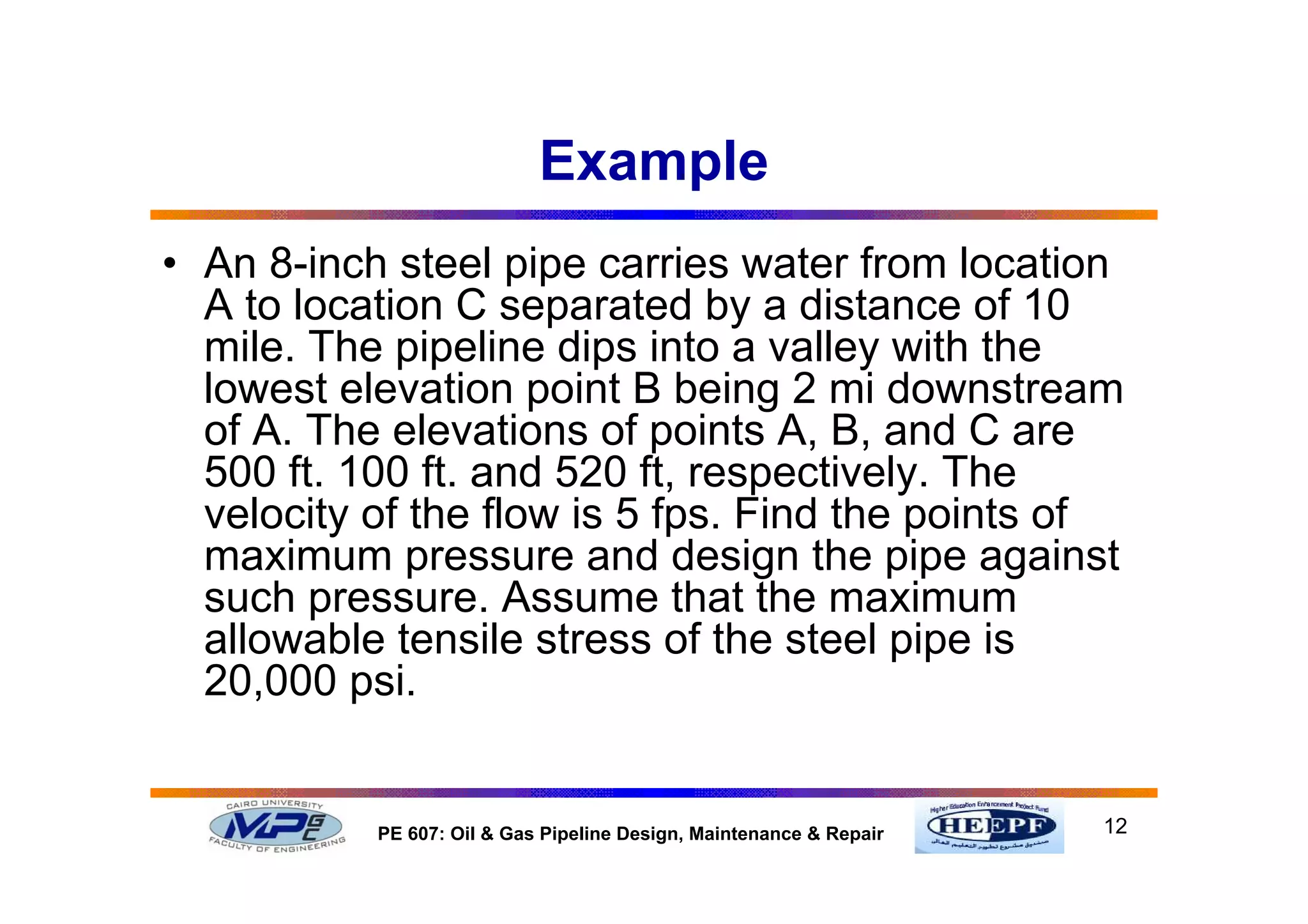 Part 5 structural design of pipelines | PDF