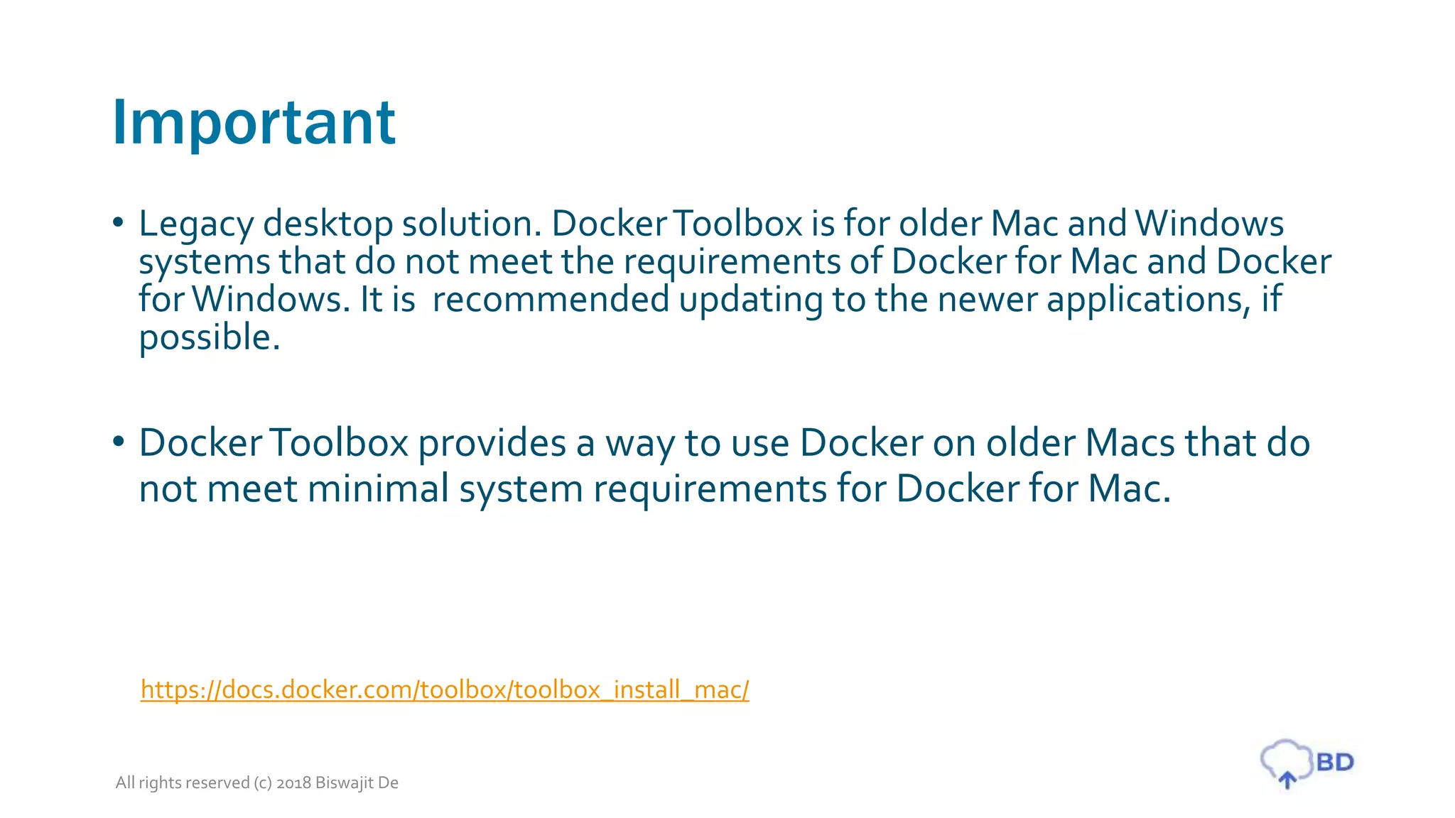 Part 6 docker toolbox mac ppt