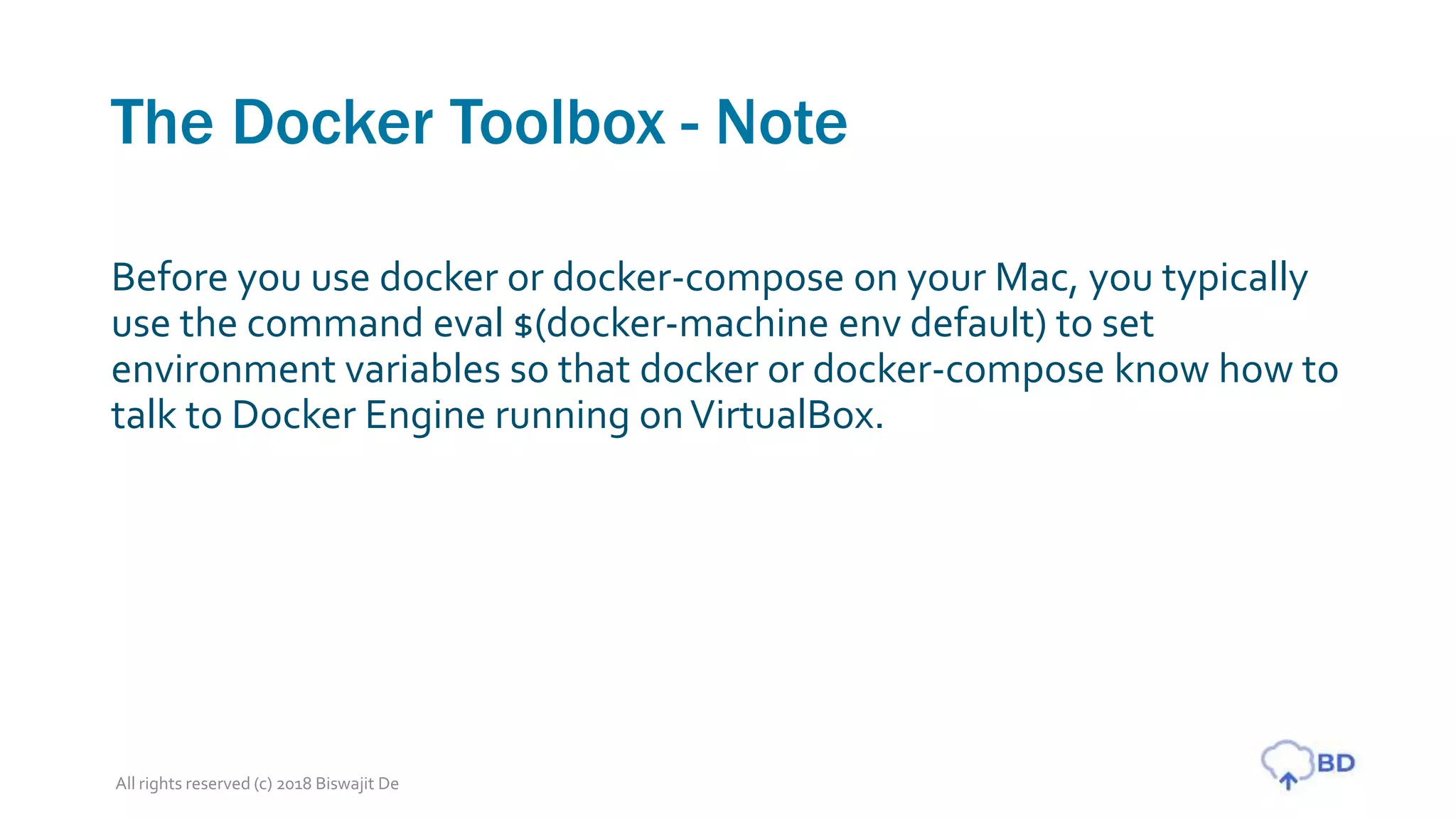 Part 6 docker toolbox mac ppt