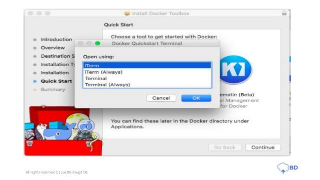 Docker Quickstart Terminal Mac