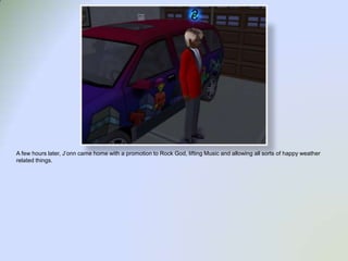 A few hours later, J’onn came home with a promotion to Rock God, lifting Music and allowing all sorts of happy weather related things.  