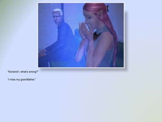 “Koriand’r, what’s wrong?”“I miss my grandfather.”