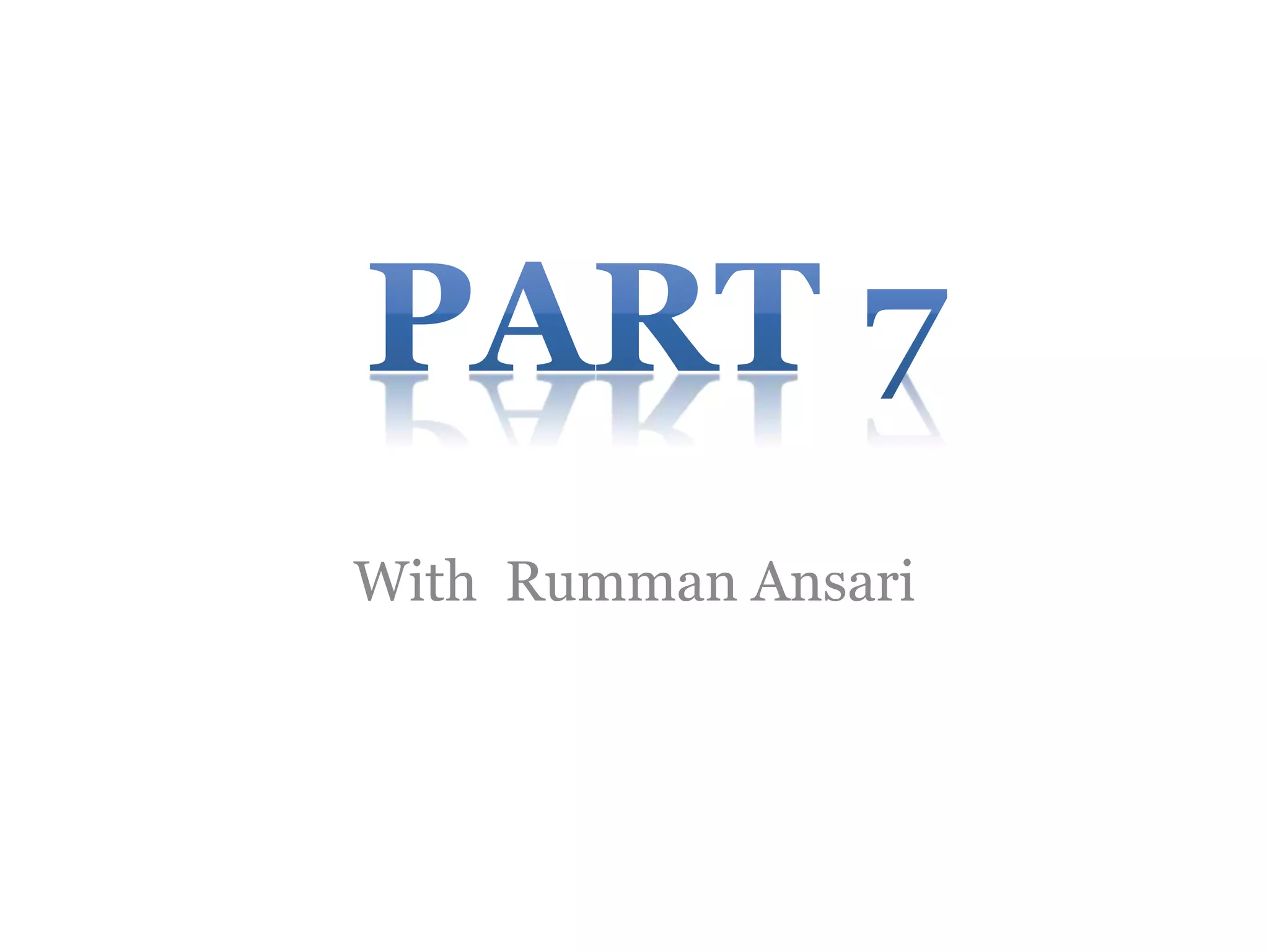 With Rumman Ansari
 