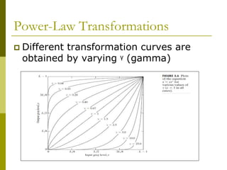 image processing intensity transformation | PPT