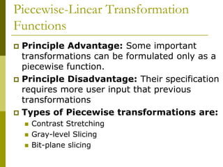 image processing intensity transformation | PPT