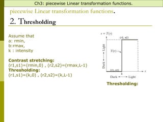 image processing intensity transformation | PPT