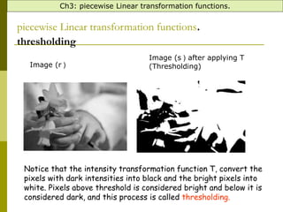 image processing intensity transformation | PPT