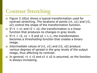image processing intensity transformation | PPT