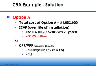 Part 7 - Cost Benefit Analysis introduction ab | PPT