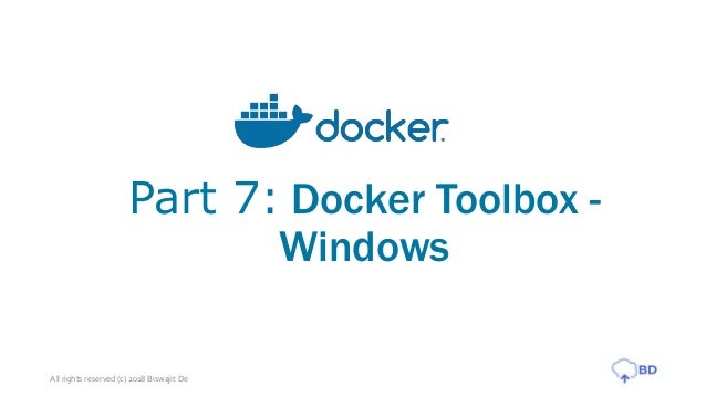 Part 7 Docker Toolbox Windows