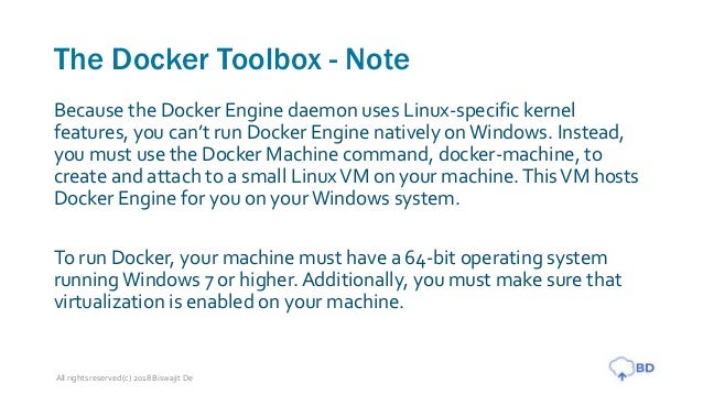 Part 7 Docker Toolbox Windows