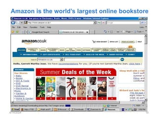 Amazon is the world’s largest online bookstore
10
6/14/2024
 