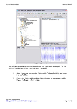 Part 7 packaging and deployment | PDF