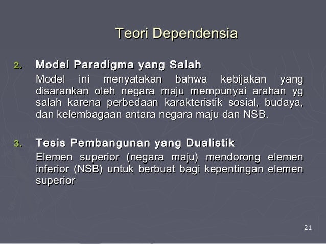 Part 7 Teori Pembangunan Dunia Ketiga Ok