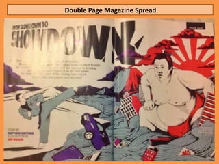 Double Page Magazine Spread
 