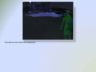 That night we had another free-range ghost. 