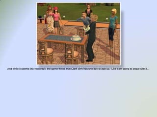 And while it seems like yesterday, the game thinks that Clark only has one day to age up.  Like I am going to argue with it…