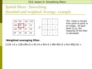 Intensity transformation and spatial filtering | PPT