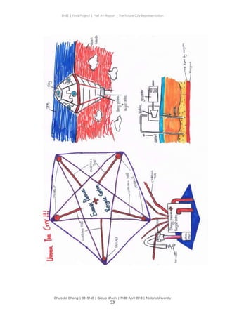 ENBE | Final Project | Part A – Report | The Future City Representation
Chua Jia Cheng | 0315160 | Group d/w/n | FNBE April 2013 | Taylor’s University
23
 
