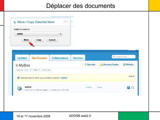 Déplacer des documents