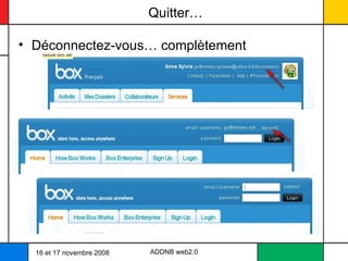 Quitter… Déconnectez-vous… complètement