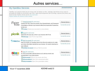 Autres services…