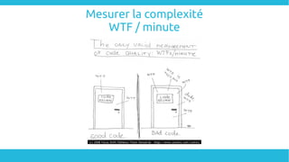 Mesurer la complexité
WTF / minute
 