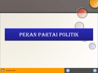 Peran Partai Politik




Sosialisasi KTSP
 
