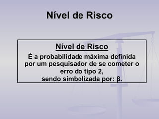 Nível de Risco 