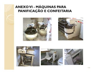 ANEXOVI - MÁQUINAS PARA
PANIFICAÇÃO E CONFEITARIA
118
 