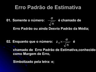 Erro Padrão de Estimativa 