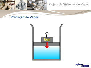 Projeto de Sistemas de Vapor 
Produção de Vapor 
 