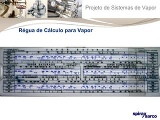 Projeto de Sistemas de Vapor 
Régua de Cálculo para Vapor 
 