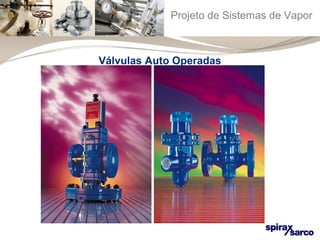 Projeto de Sistemas de Vapor 
Válvulas Auto Operadas 
 